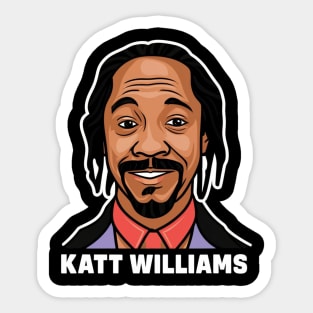 Katt Williams Funny Face Sticker